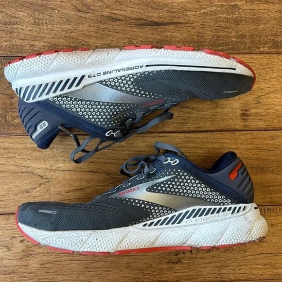 Brooks Adrenaline GTS 22 Road Running Shoes Cushioned Support Men's Size 8 Wide - Picture 10 of 11